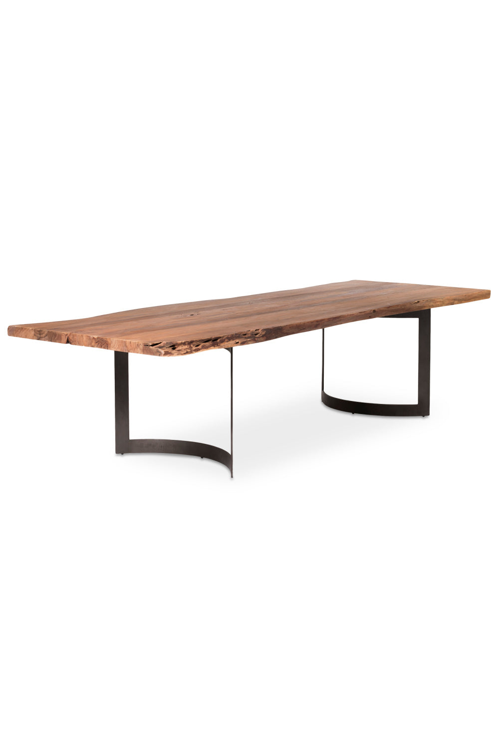 Solid Acacia Wood Dining Table | Novi Living Bent | Oroa.com