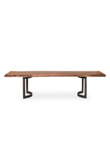 Modern European furniture - Solid Acacia Wood Dining Table - www.oroa.com