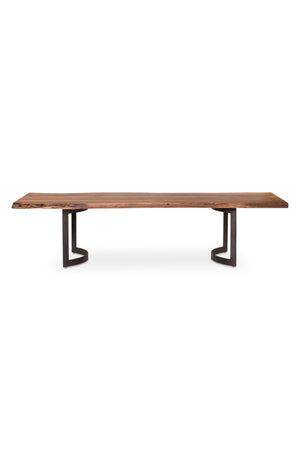 Solid Acacia Wood Dining Table | Novi Living Bent | Oroa.com