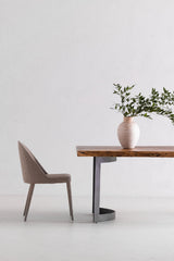 Modern European furniture - Solid Acacia Wood Dining Table - www.oroa.com