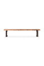 Modern European furniture - Brown Acacia Bench - www.oroa.com