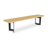 Natural Oak Bench | Novi Living Bent