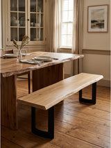 Natural Oak Bench | Novi Living Bent