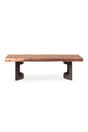 Modern European furniture - Brown Acacia Coffee Table - www.oroa.com
