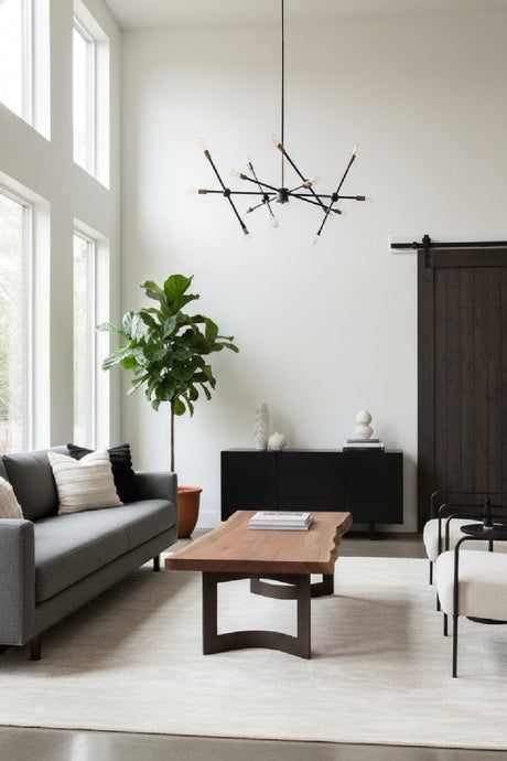 Brown Acacia Coffee Table | Novi Living Bent | Oroa.com