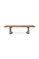 Modern European furniture - Solid Acacia Wood Dining Table - www.oroa.com