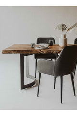 Modern European furniture - Solid Acacia Wood Dining Table - www.oroa.com