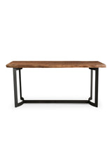 Modern European furniture - Acacia Wood Top Counter Table - www.oroa.com