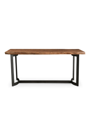 Acacia Wood Top Counter Table | Novi Living Bent