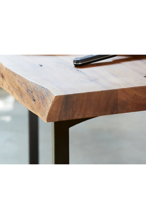 Acacia Wood Top Counter Table | Novi Living Bent