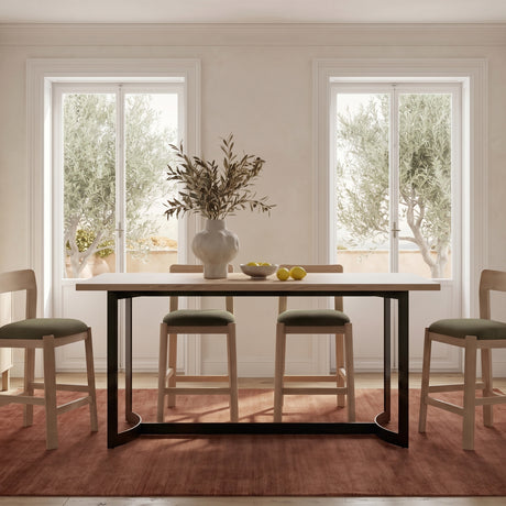 Acacia Wood Top Counter Table | Novi Living Bent - www.oroa.com