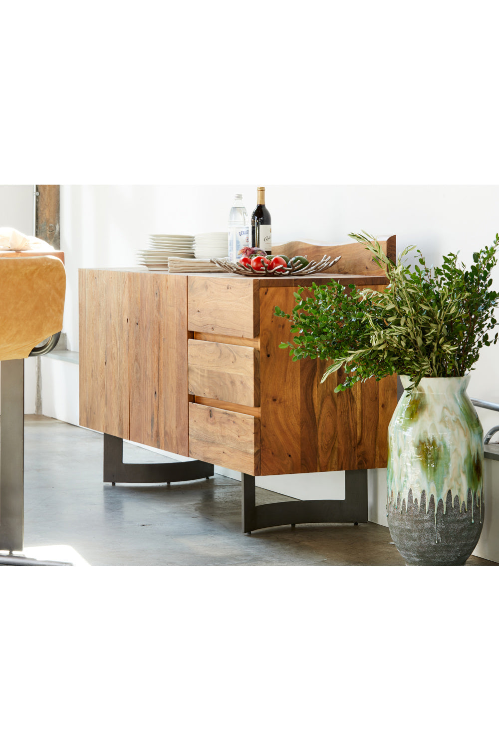   Modern European furniture - Rustic Acacia Sideboard - www.oroa.com | Oroa.com