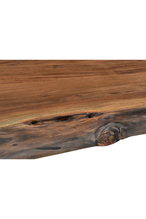 Modern European furniture - Brown Acacia Rustic Console Table - www.oroa.com