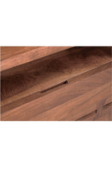 Modern European furniture - Solid Acacia 2-Drawer Nightstand - www.oroa.com