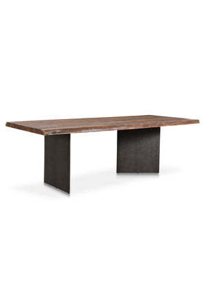 Solid Acacia Rustic Dining Table | Novi Living Howell