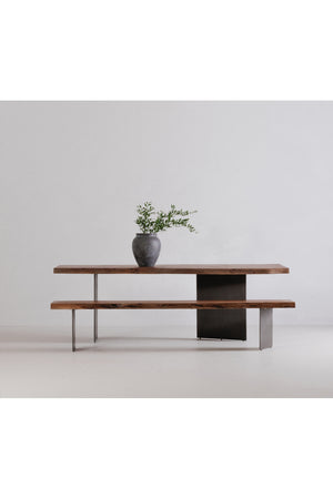 Solid Acacia Rustic Dining Table | Novi Living Howell