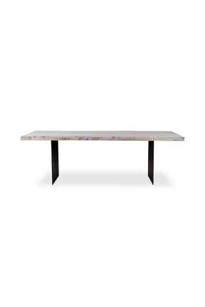 Modern European furniture - Whitewashed Acacia Dining Table - www.oroa.com