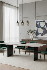 Modern European furniture - Whitewashed Acacia Dining Table - www.oroa.com