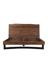 Modern European furniture - Rustic Natural Acacia Bed - www.oroa.com