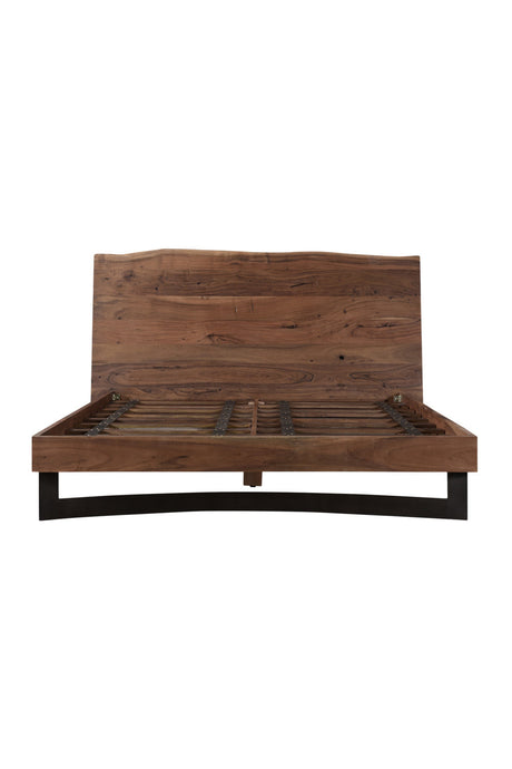 Modern European furniture - Rustic Natural Acacia Bed - www.oroa.com