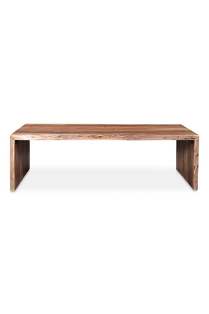 Modern European furniture - Natural Acacia Wood Coffee Table - www.oroa.com