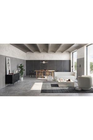 Modern European furniture - Carved Black Mango Wood Sideboard - www.oroa.com