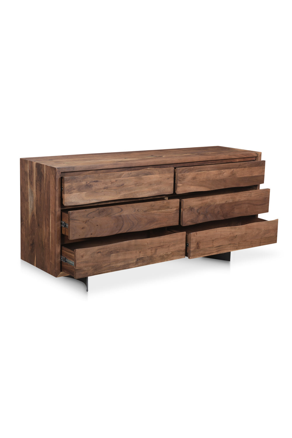 Modern European furniture - Solid Oak 6-Drawer Dresser - www.oroa.com