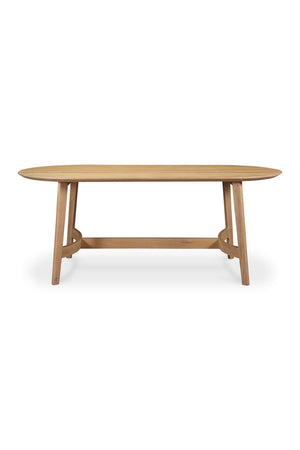 Oak Scandinavian Dining Table S | Novi Living Trie
