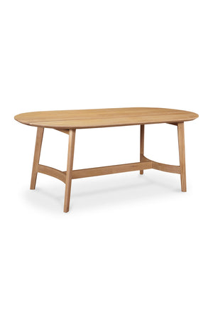 Oak Scandinavian Dining Table S | Novi Living Trie