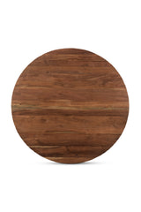 Brown Acacia Round Dining Table | Novi Living Bent | Oroa.com