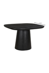 Modern European furniture - Black Acacia Dining Table - www.oroa.com