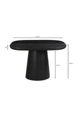 Modern European furniture - Black Acacia Dining Table - www.oroa.com