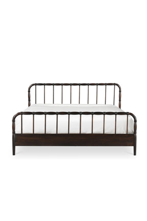 Modern European furniture - Acacia Wood Bed - www.oroa.com