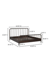 Modern European furniture - Acacia Wood Bed - www.oroa.com