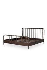 Modern European furniture - Acacia Wood Bed - www.oroa.com