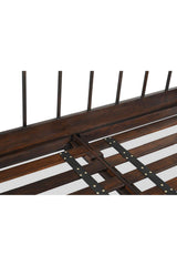 Modern European furniture - Acacia Wood Bed - www.oroa.com