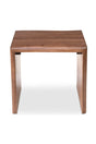 Modern European furniture - Brown Acacia Side Table - www.oroa.com