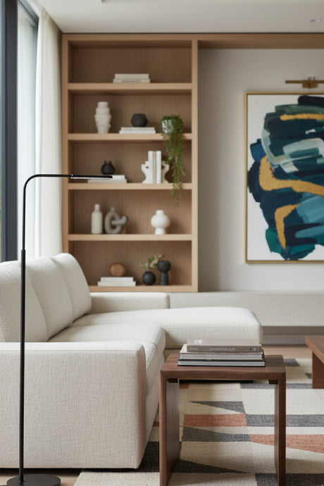 Brown Acacia Side Table | Novi Living Tyrell | Oroa.com