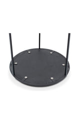 Modern European furniture - Black Lava Stone Nesting Tables (2) - www.oroa.com