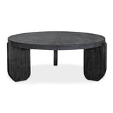 Modern European furniture - Acacia Legged Round Coffee Table - www.oroa.com