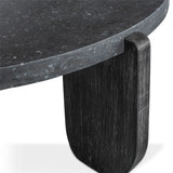 Modern European furniture - Acacia Legged Round Coffee Table - www.oroa.com