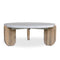 Modern European furniture - Acacia Legged Round Coffee Table - www.oroa.com