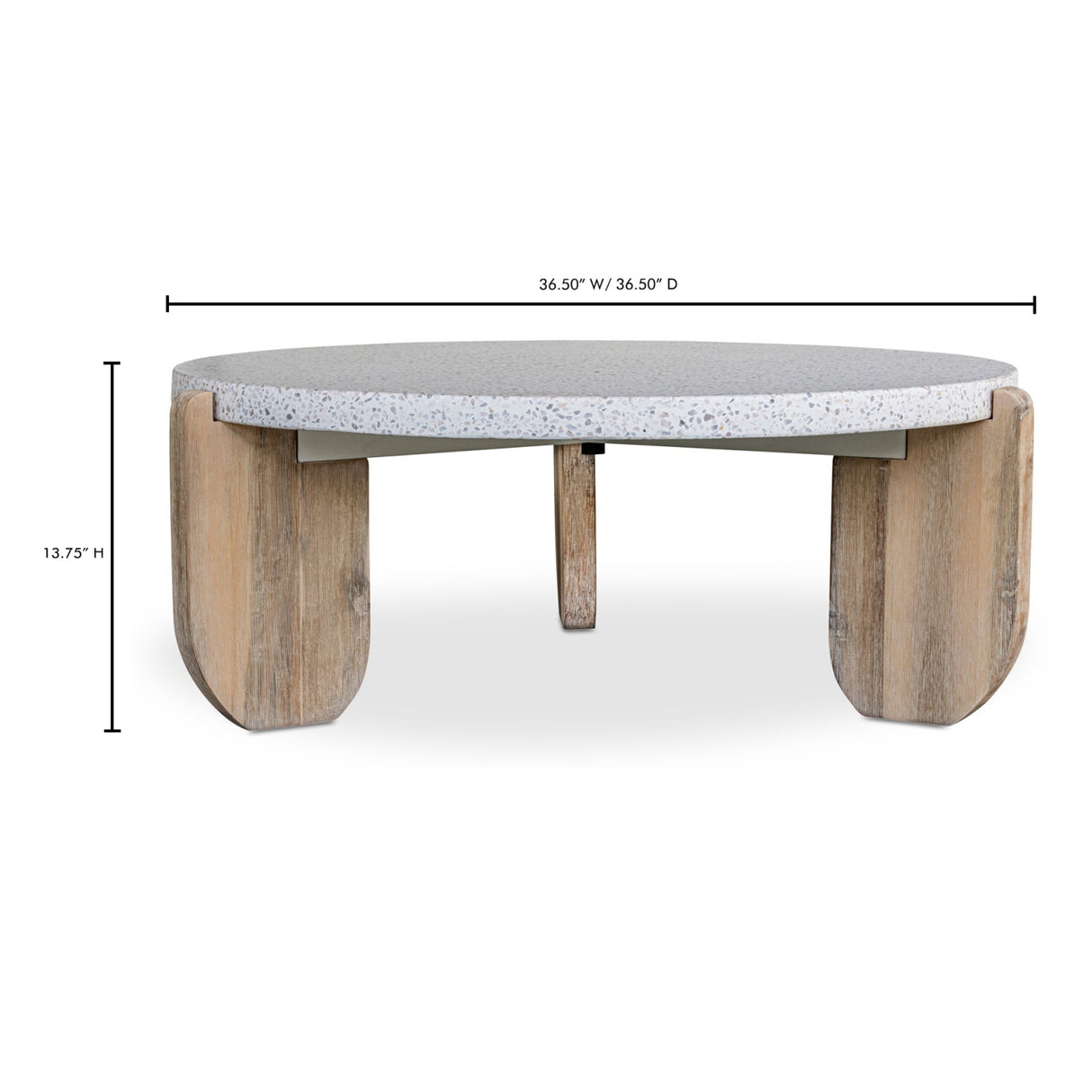 Acacia Legged Round Coffee Table | Novi Living Wunder