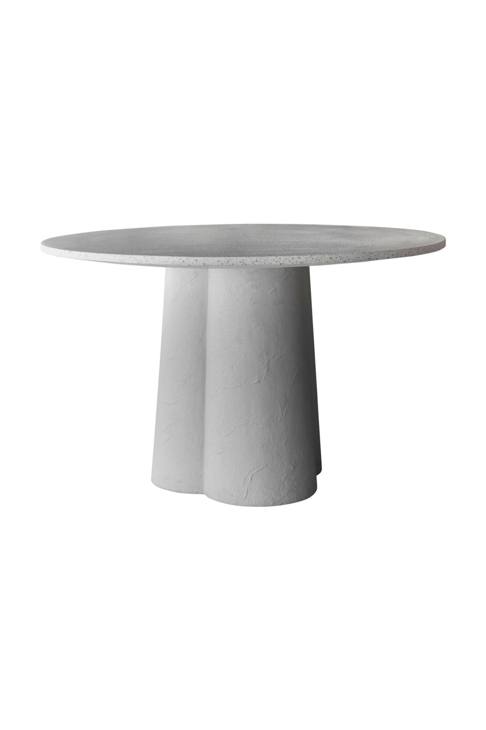 White Terrazzo Indoor/Outdoor Dining Table | Novi Living Mono