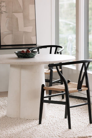 White Terrazzo Indoor/Outdoor Dining Table | Novi Living Mono