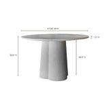 Modern European furniture - White Terrazzo Indoor/Outdoor Dining Table - www.oroa.com