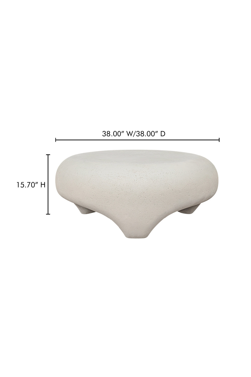 Modern Concrete Outdoor Coffee Table | Novi Living Ines | Oroa.com