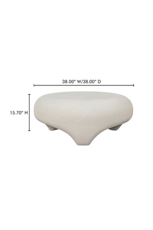 Modern Concrete Outdoor Coffee Table | Novi Living Ines | Oroa.com