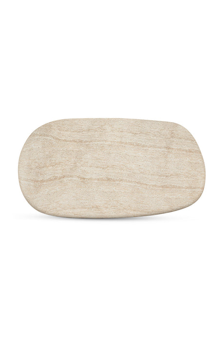 Modern European furniture - Beige Concrete Outdoor Dining Table - www.oroa.com