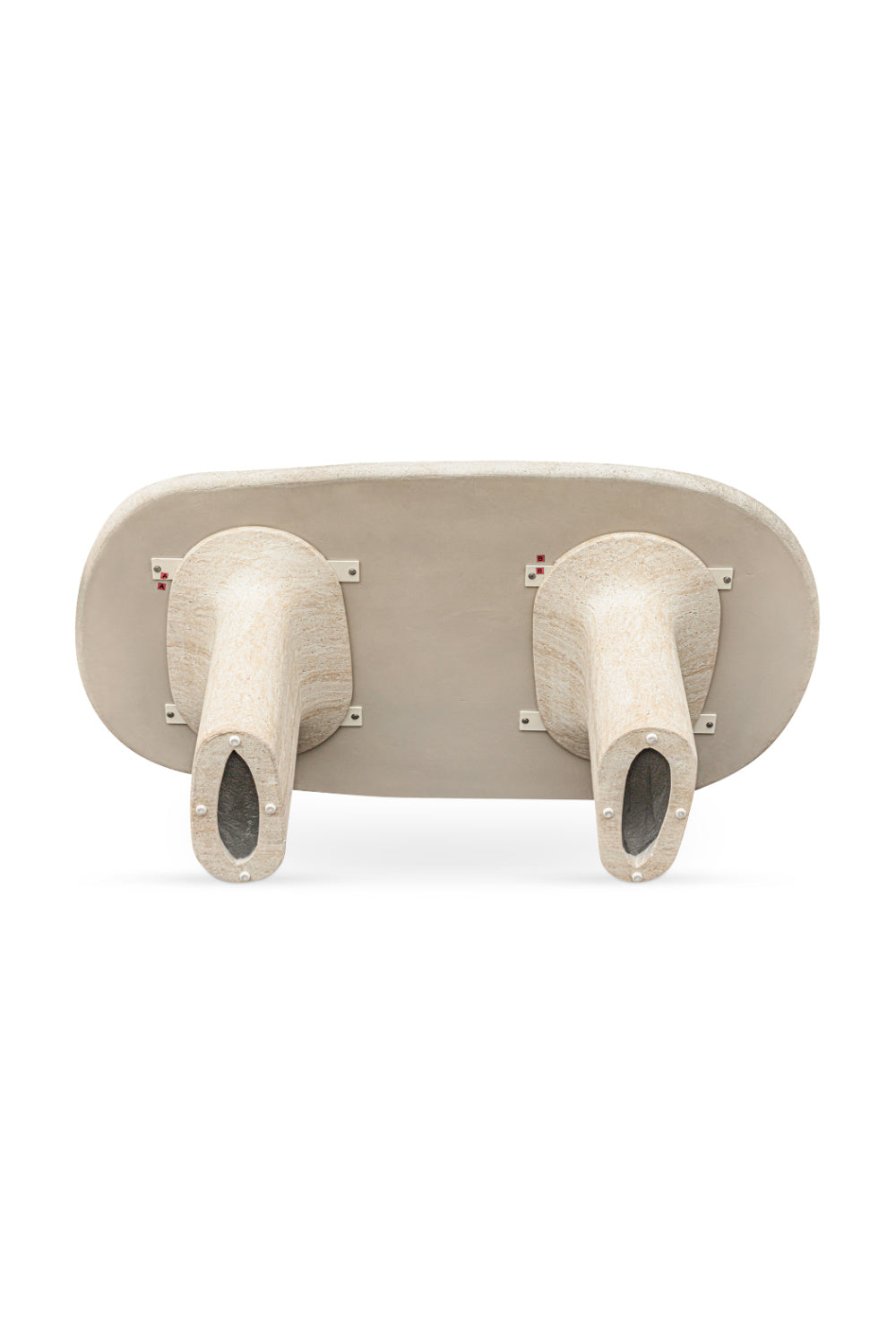 Modern European furniture - Beige Concrete Outdoor Dining Table - www.oroa.com